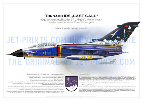 FBW 34 Memmingen - Tornado IDS 44+56 'Last Call' special paint