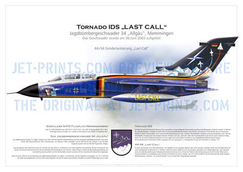 JaboG 34 Memmingen - Tornado IDS 44+56 Sonderlackierung 'Last Call'