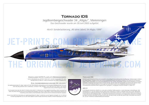 FBW 34 Memmingen - Tornado IDS 46+01 special paint '40 Years'