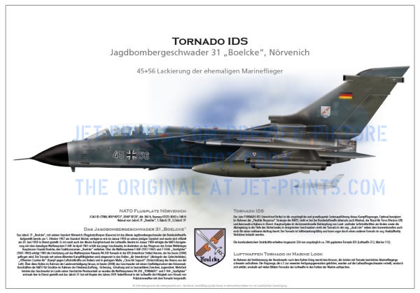 FBW 31 Tornado IDS 45+56 ex Navy scheme