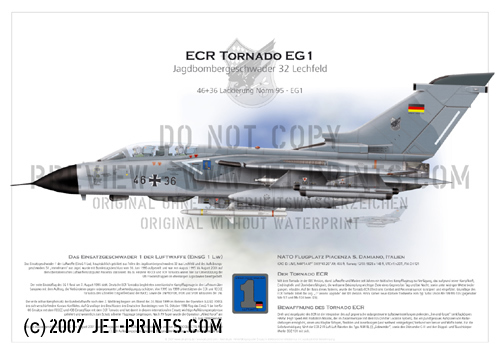 Combat Wing 1 Piacenza Tornado ECR 46+36 Norm 95