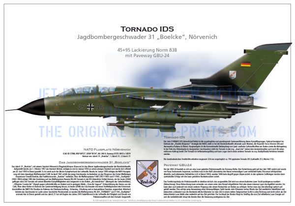 FBW 31 Tornado IDS 45+95 Norm 83B GBU-24